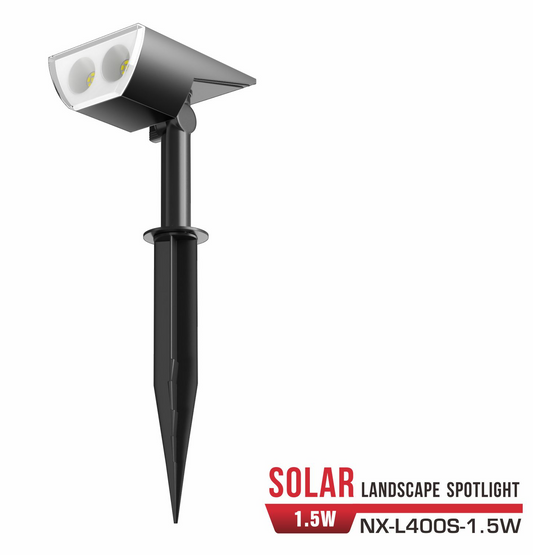 Nexled solar landscape spotlight, 1.5W, IP67