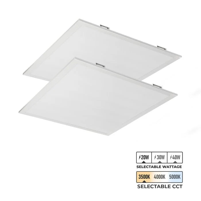 Votatec 2x2 Back-Lit LED Panel  5Way CCT & Wattage Adjustable, 100-347V