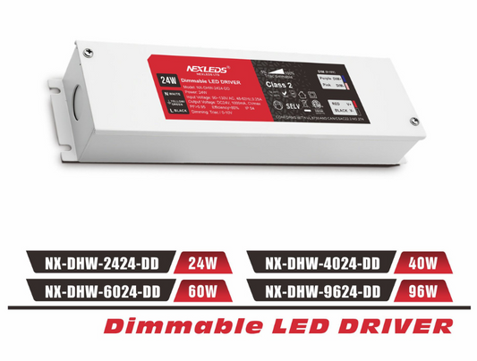 NEXLEDS 24V LED driver, triac and 0-10V dimmable