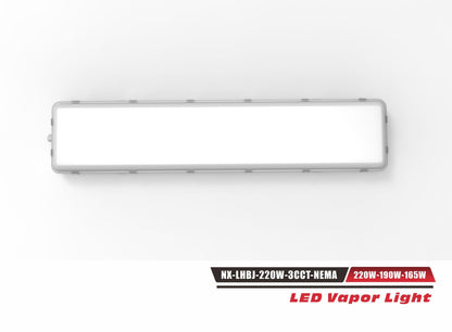 4 ft LED Vapor Tight Linear High Bay Fixture-NX-LHBJ-220W-3CCT-NEMA