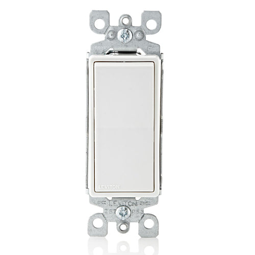 Leviton 5601 single pole Decora switch in white