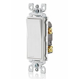 Leviton 5601-2W Single Pole Decora Switch — White