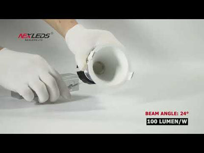 3" Deep Anti-Glare LED Downlight 12W 5CCT (NX-3XAGDL-12W-5CCT-W)