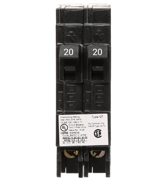 Disjoncteur Siemens Tandem