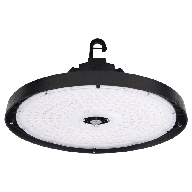 Votatec UFO LED High Bay 150W|120V-347V|CCT, Beam Angle & Wattage Adjustable, Black