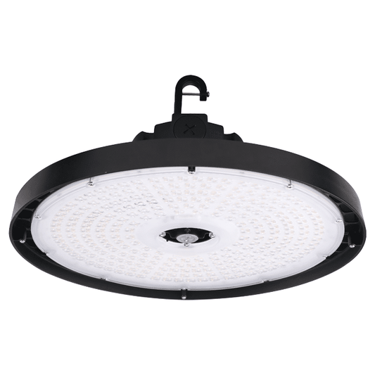 Votatec UFO LED High Bay 150W|120V-347V|CCT, Beam Angle & Wattage Adjustable, Black