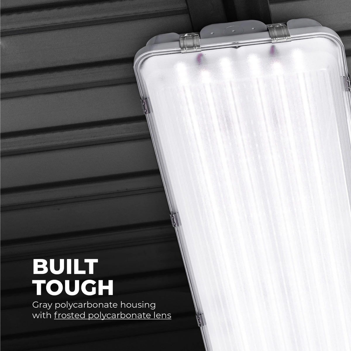 4 ft LED Vapor Tight Linear High Bay Fixture-NX-LHBJ-220W-3CCT-NEMA