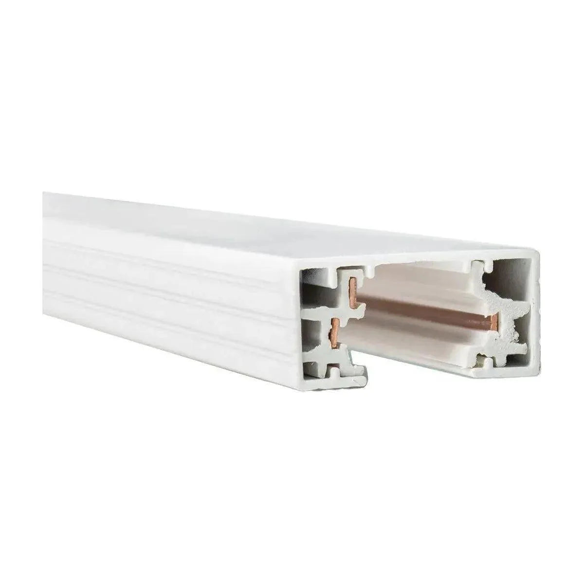 Votatec H-Track Rail 8 ft , 3 wire Single Circuit led track , White or Black
