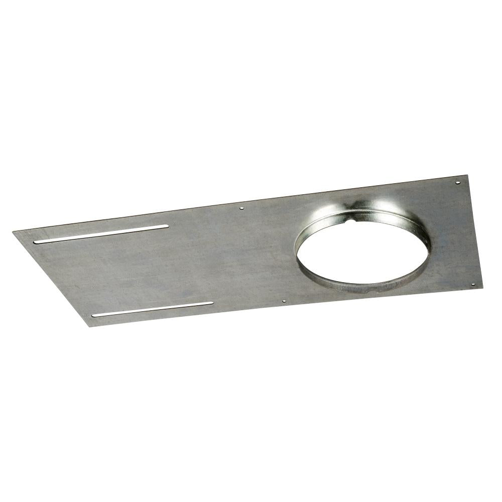 4 inch new construction mounting plate with collar lip
